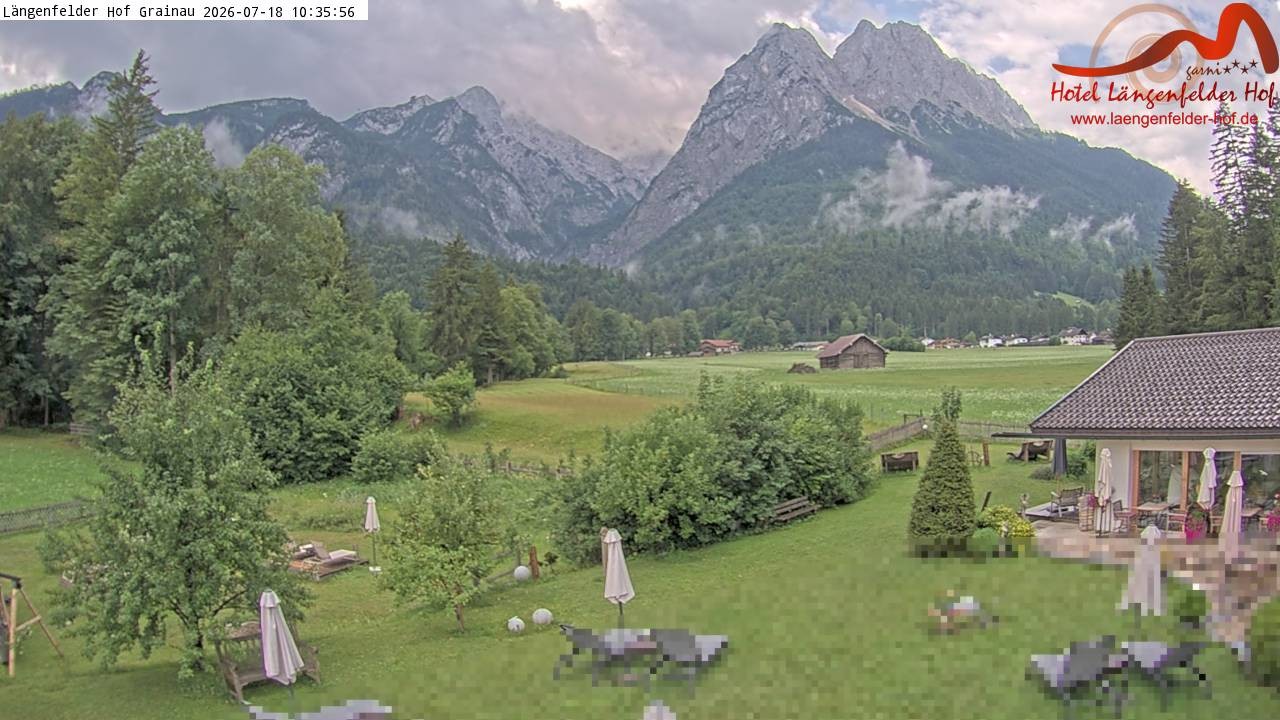 Archiv Foto Webcam Zugspitzdorf Grainau: Längenfelder Hof