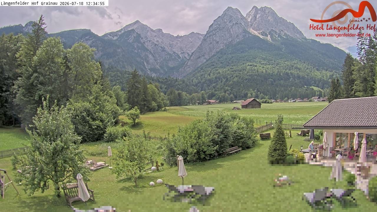 Archiv Foto Webcam Zugspitzdorf Grainau: Längenfelder Hof