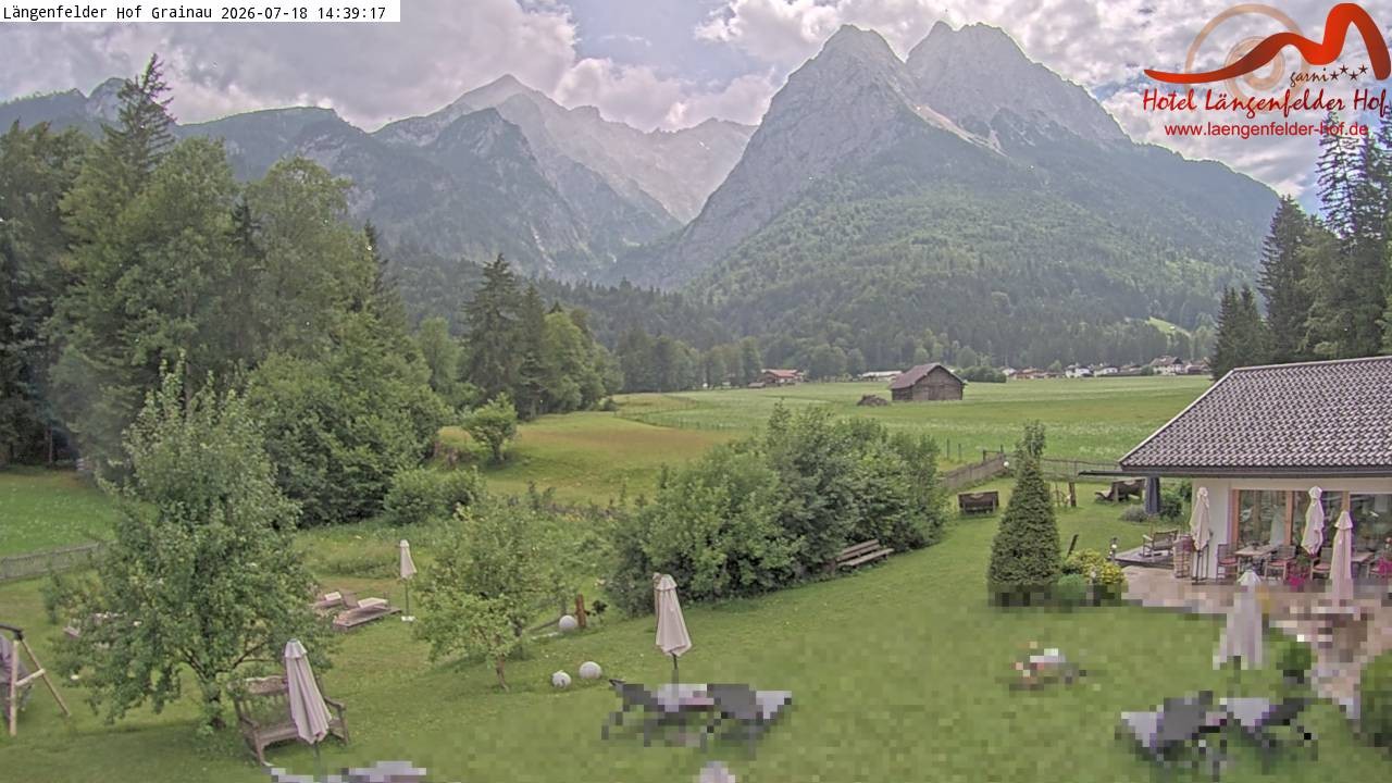 Archiv Foto Webcam Zugspitzdorf Grainau: Längenfelder Hof