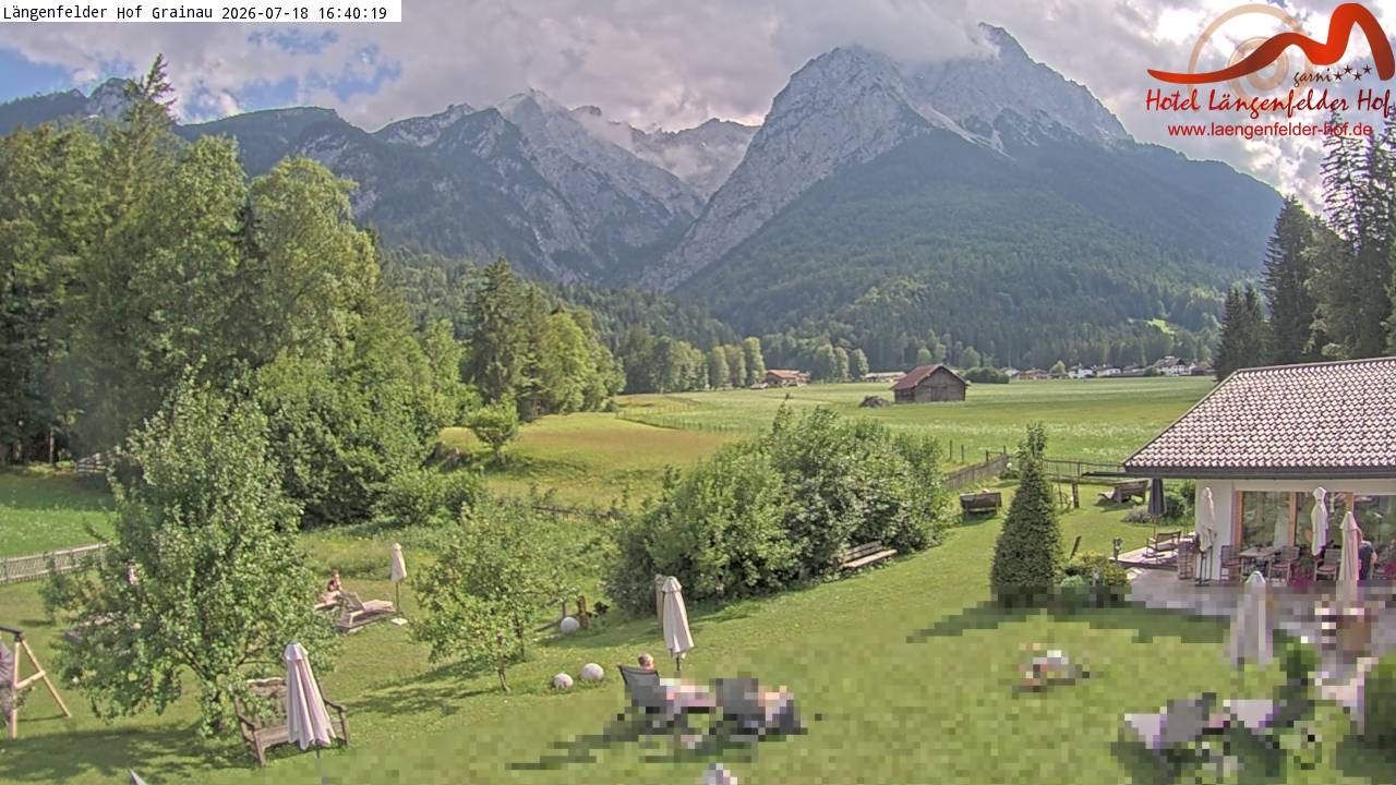 Archiv Foto Webcam Zugspitzdorf Grainau: Längenfelder Hof