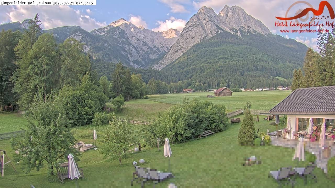 Archiv Foto Webcam Zugspitzdorf Grainau: Längenfelder Hof