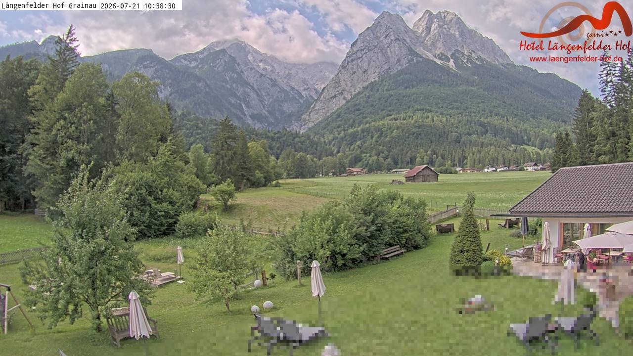 Archiv Foto Webcam Zugspitzdorf Grainau: Längenfelder Hof
