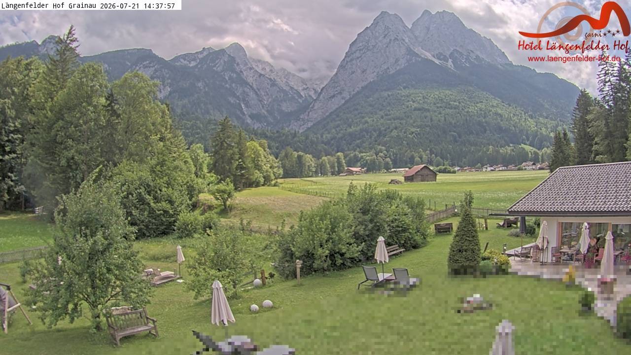 Archiv Foto Webcam Zugspitzdorf Grainau: Längenfelder Hof