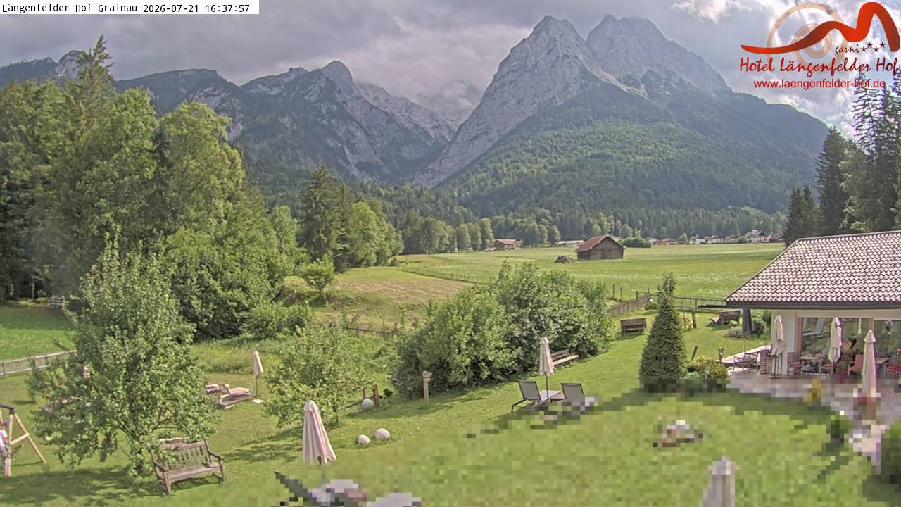 Archiv Foto Webcam Zugspitzdorf Grainau: Längenfelder Hof