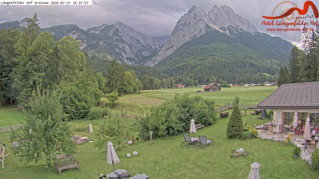 Archiv Foto Webcam Zugspitzdorf Grainau: Längenfelder Hof