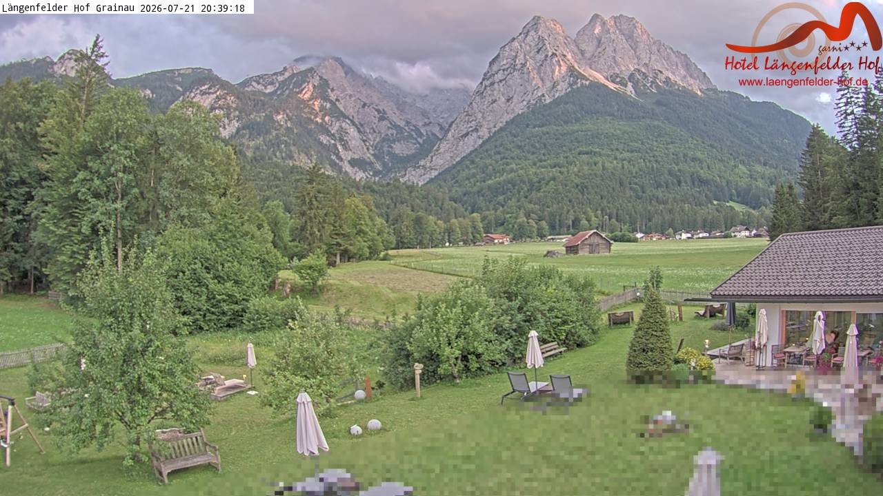 Archiv Foto Webcam Zugspitzdorf Grainau: Längenfelder Hof