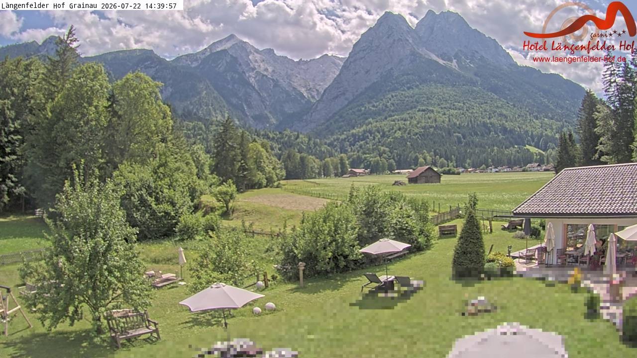 Archiv Foto Webcam Zugspitzdorf Grainau: Längenfelder Hof
