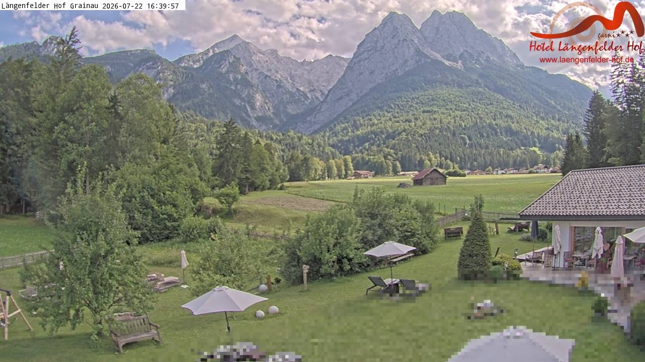 Archiv Foto Webcam Zugspitzdorf Grainau: Längenfelder Hof