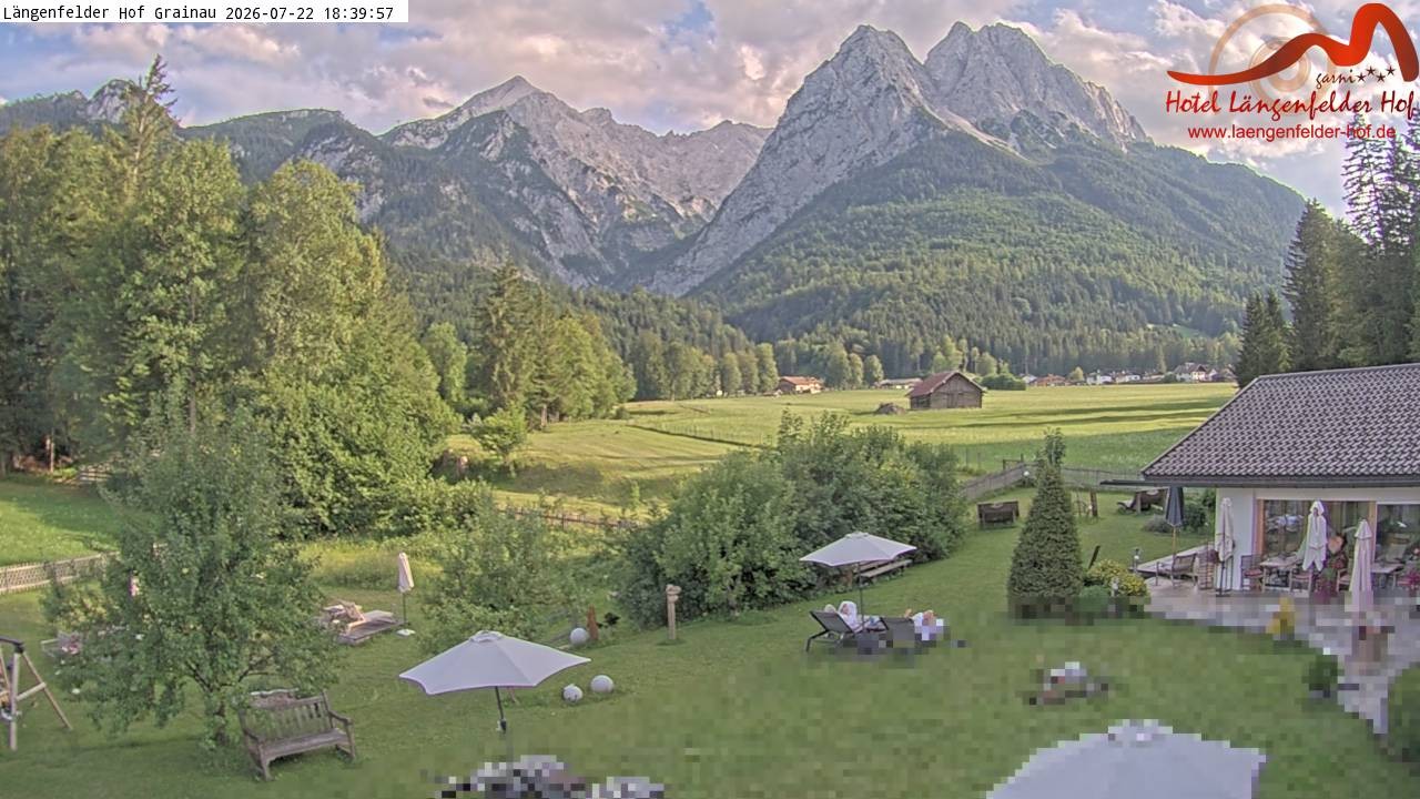 Archiv Foto Webcam Zugspitzdorf Grainau: Längenfelder Hof