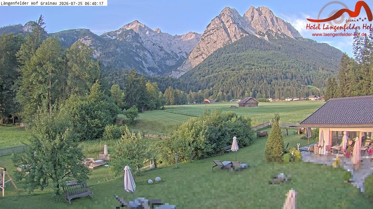 Archiv Foto Webcam Zugspitzdorf Grainau: Längenfelder Hof