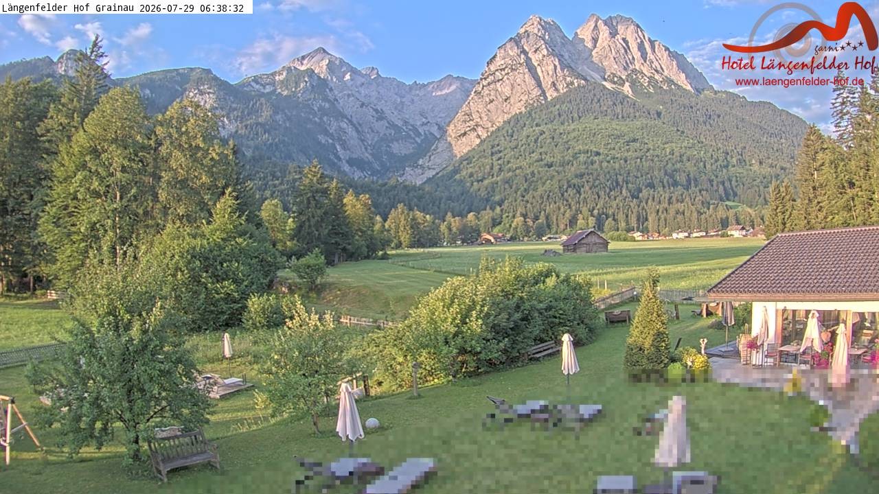 Archiv Foto Webcam Zugspitzdorf Grainau: Längenfelder Hof