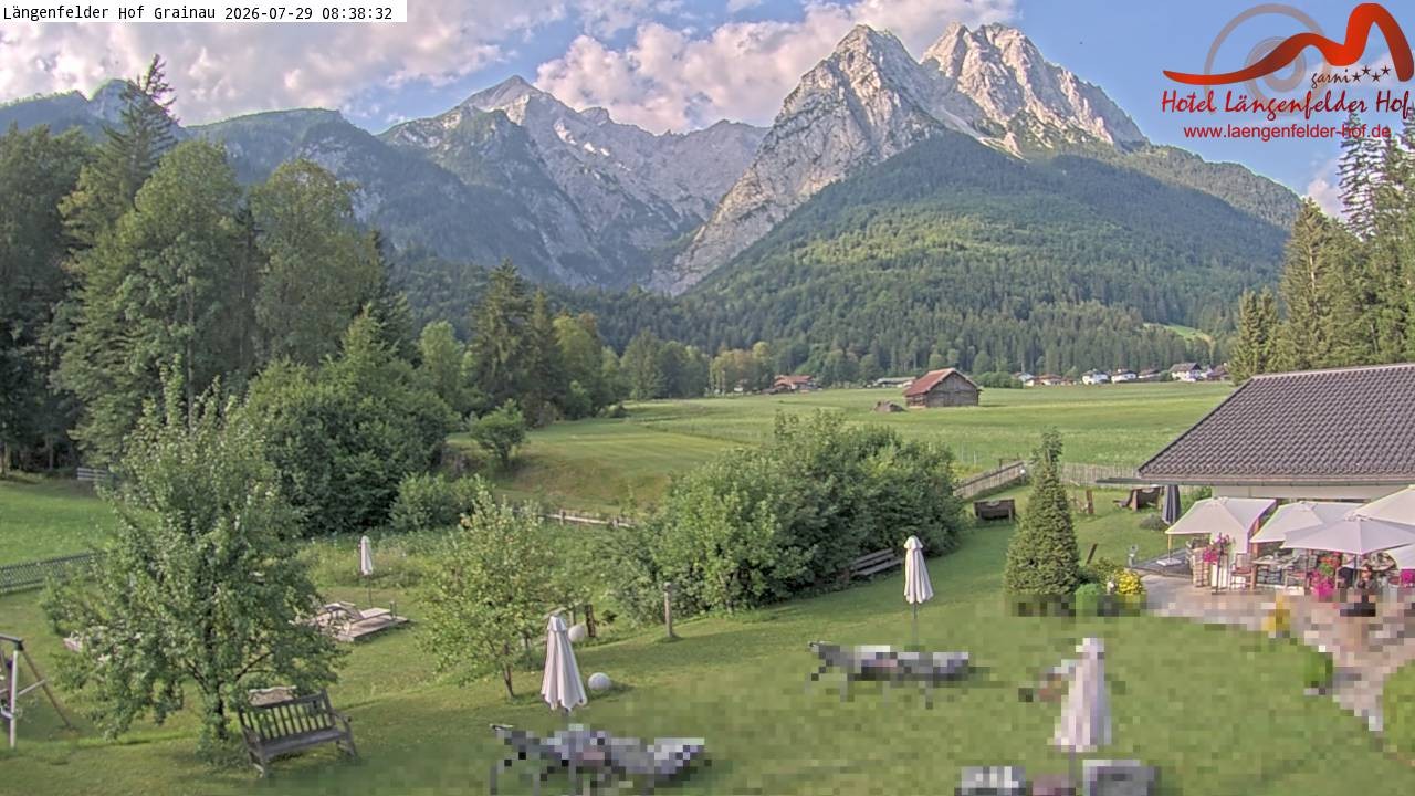 Archiv Foto Webcam Zugspitzdorf Grainau: Längenfelder Hof