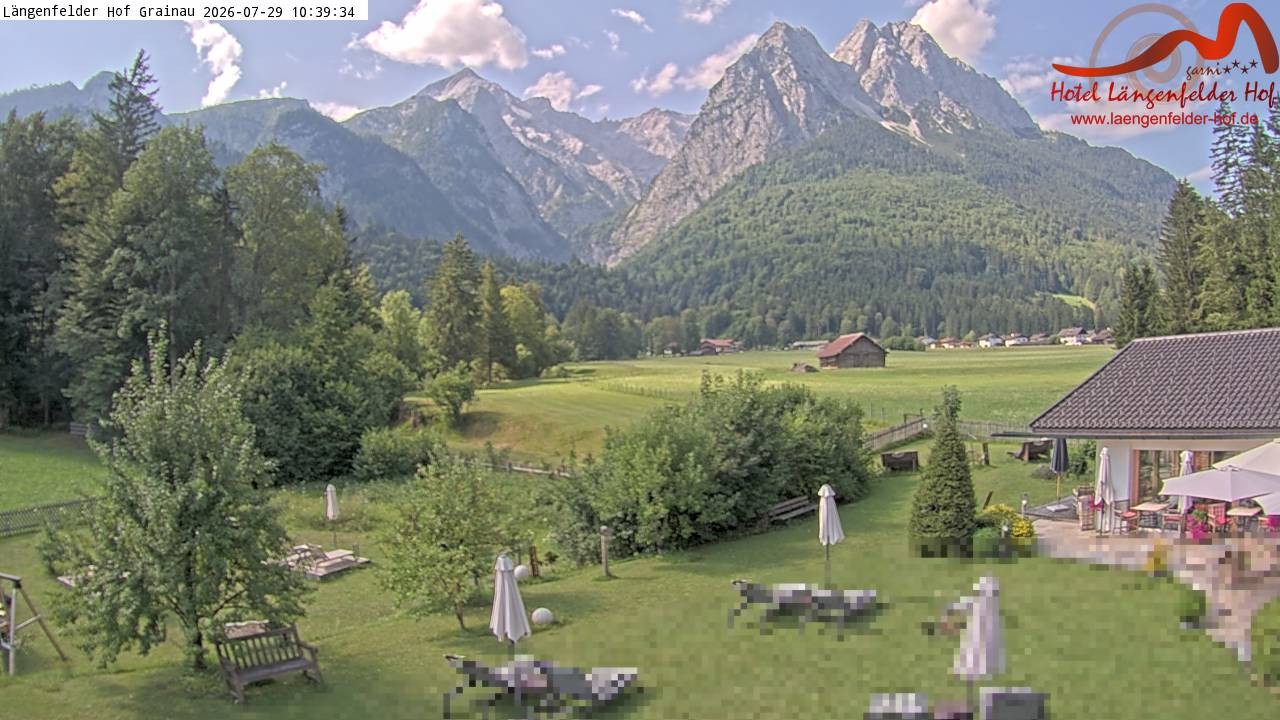 Archiv Foto Webcam Zugspitzdorf Grainau: Längenfelder Hof