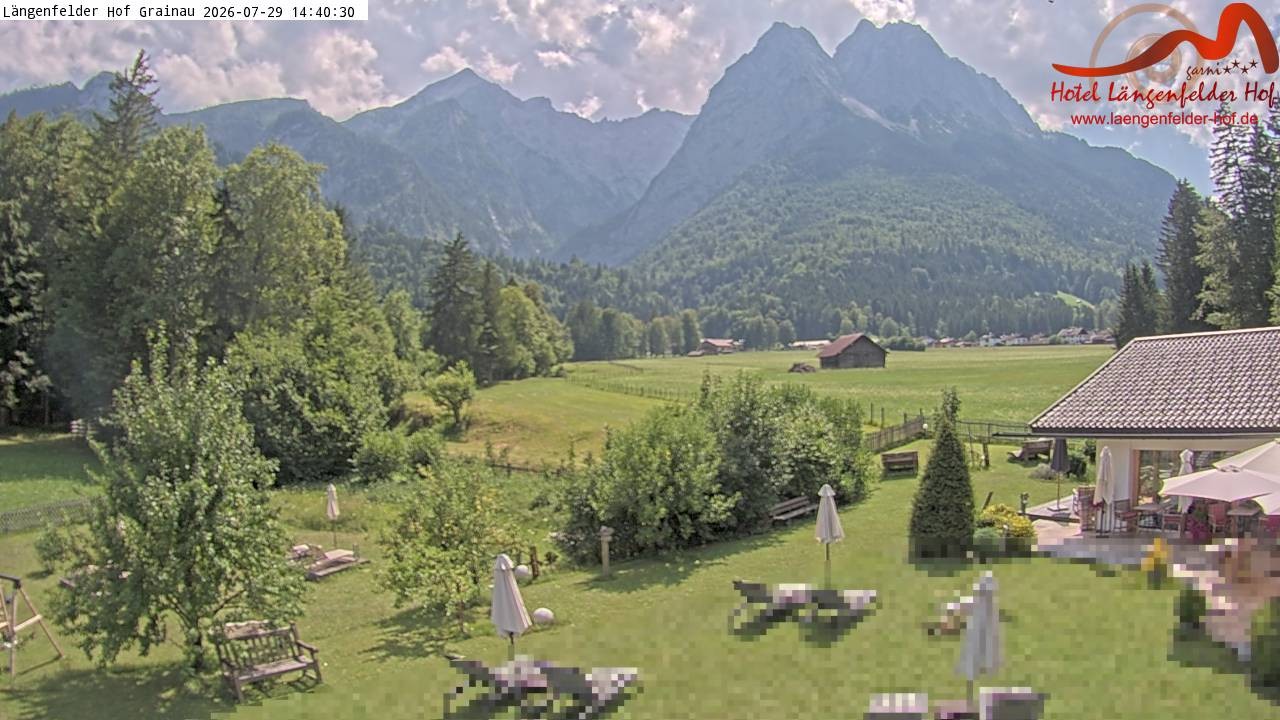 Archiv Foto Webcam Zugspitzdorf Grainau: Längenfelder Hof
