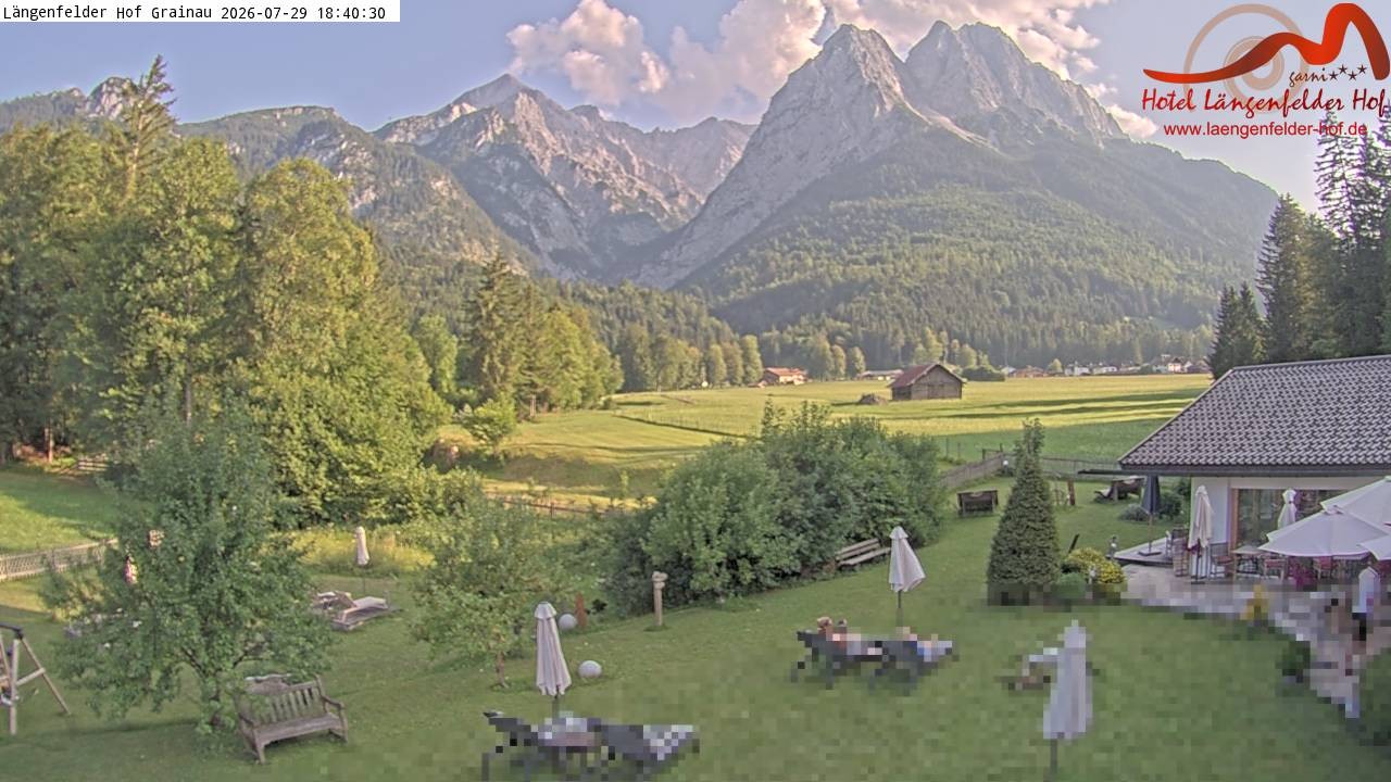 Archiv Foto Webcam Zugspitzdorf Grainau: Längenfelder Hof