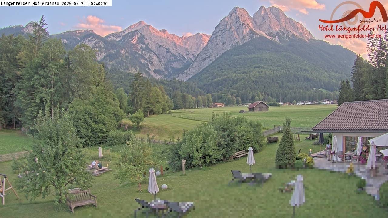 Archiv Foto Webcam Zugspitzdorf Grainau: Längenfelder Hof