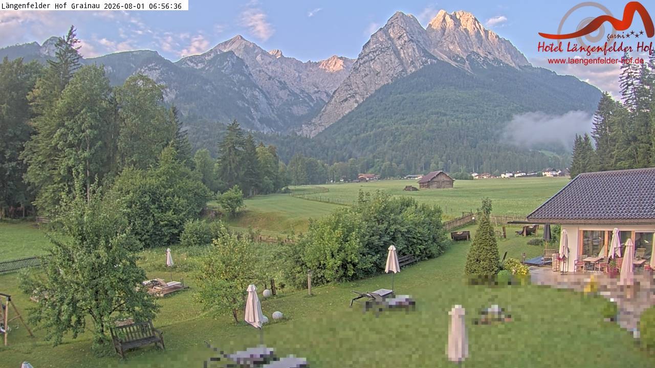 Archiv Foto Webcam Zugspitzdorf Grainau: Längenfelder Hof