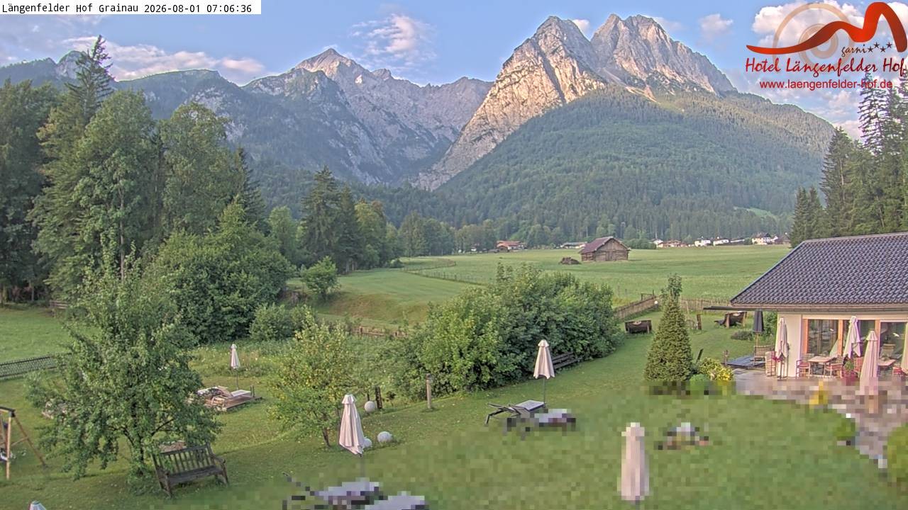Archiv Foto Webcam Zugspitzdorf Grainau: Längenfelder Hof