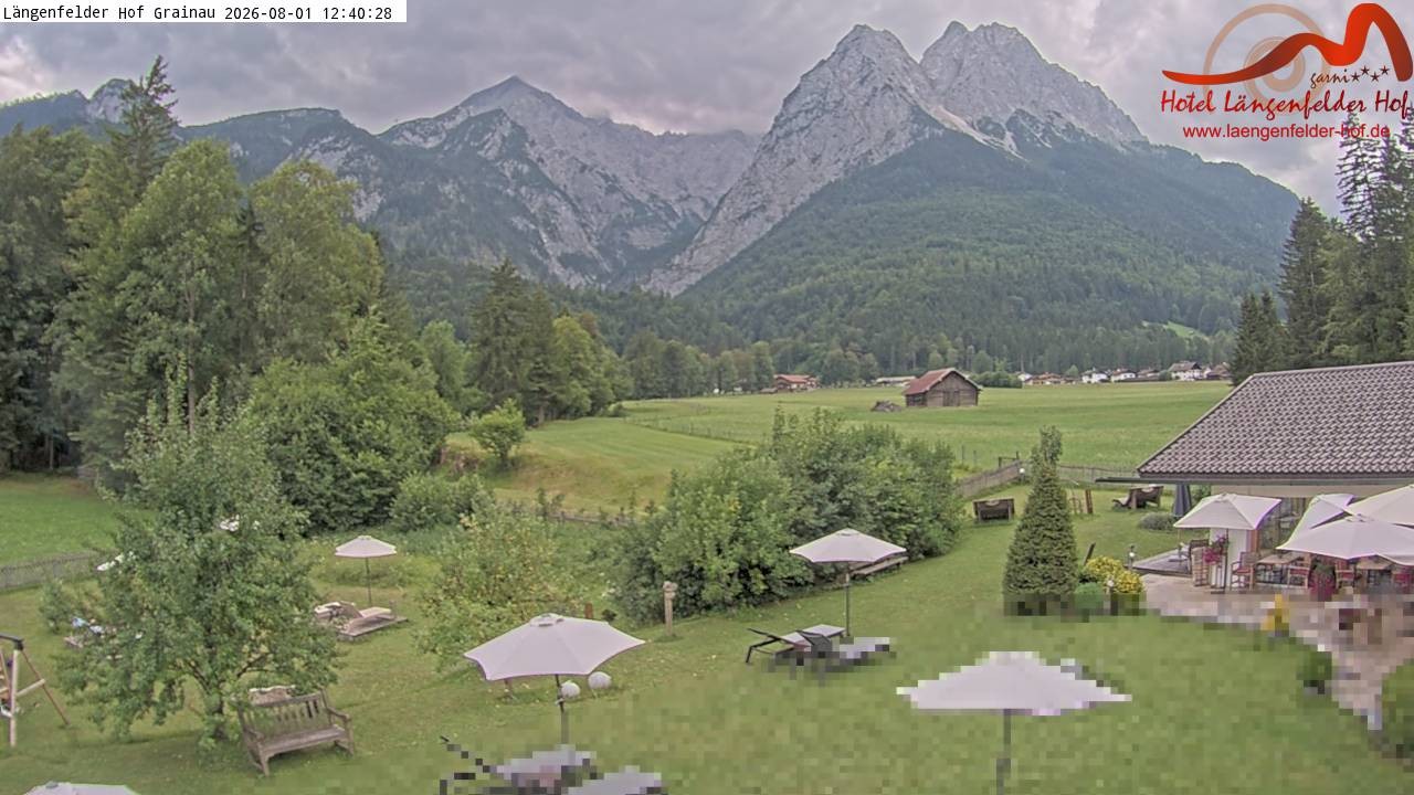 Archiv Foto Webcam Zugspitzdorf Grainau: Längenfelder Hof