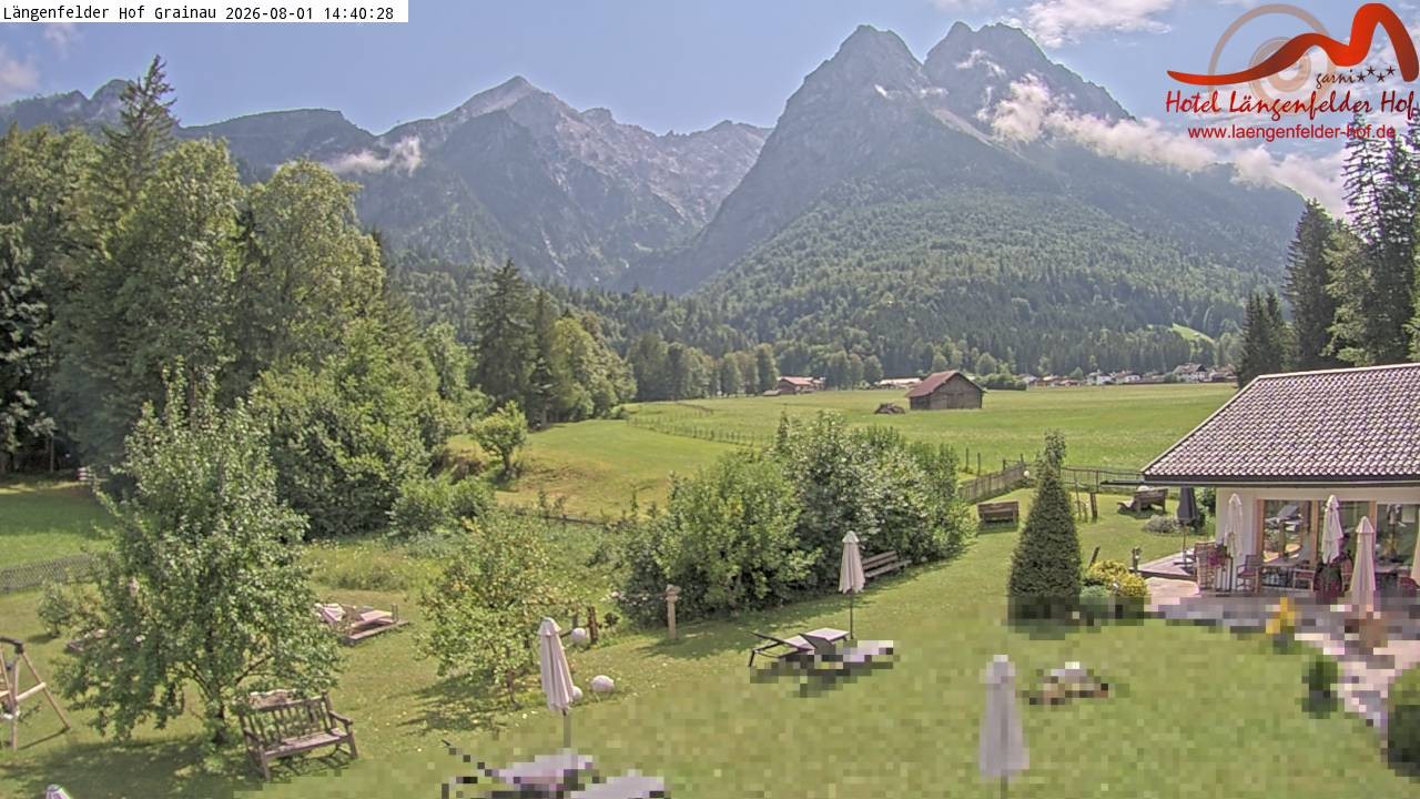Archiv Foto Webcam Zugspitzdorf Grainau: Längenfelder Hof