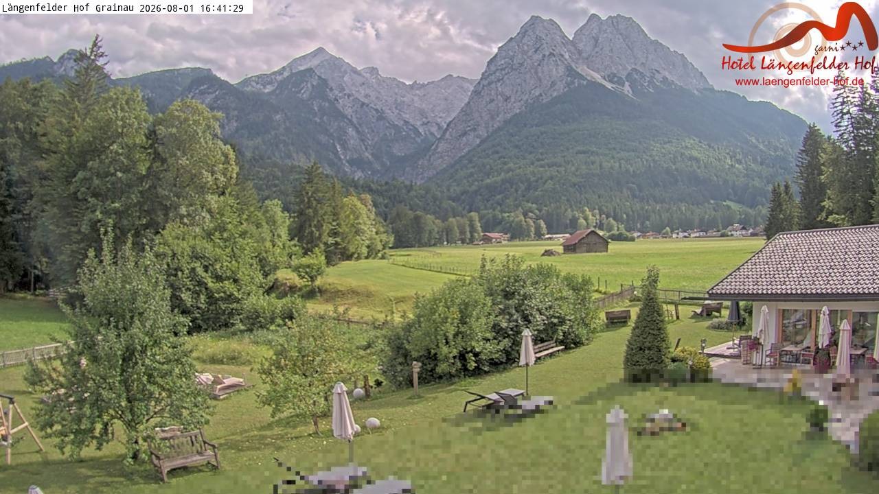 Archiv Foto Webcam Zugspitzdorf Grainau: Längenfelder Hof