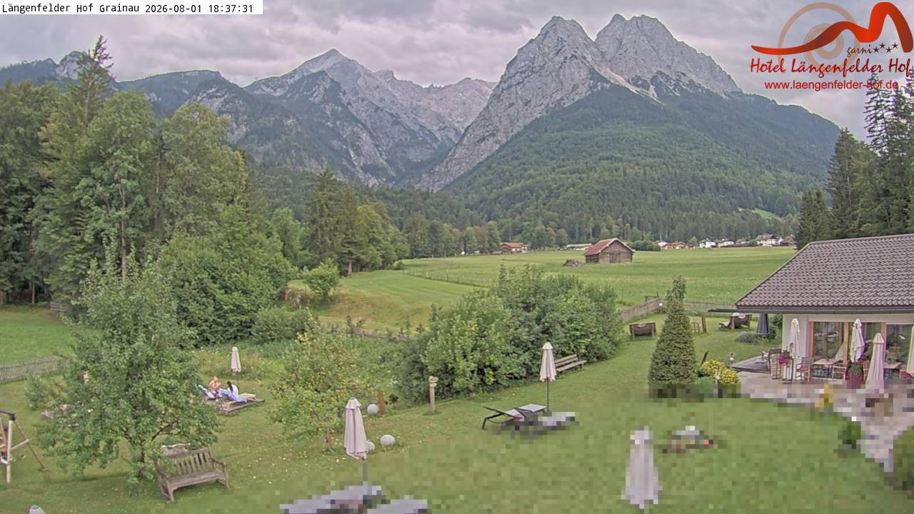 Archiv Foto Webcam Zugspitzdorf Grainau: Längenfelder Hof
