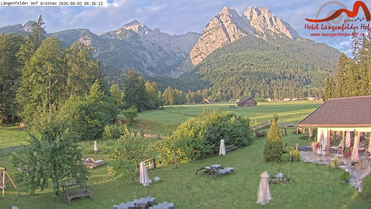 Archiv Foto Webcam Zugspitzdorf Grainau: Längenfelder Hof