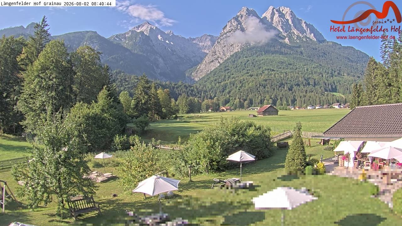 Archiv Foto Webcam Zugspitzdorf Grainau: Längenfelder Hof