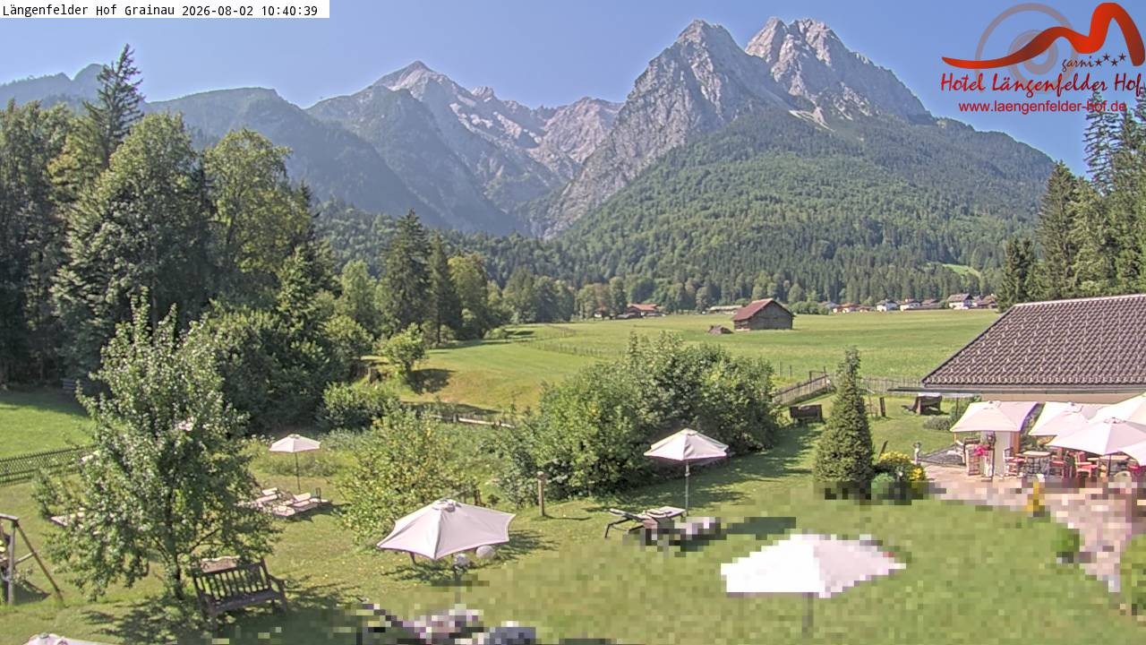Archiv Foto Webcam Zugspitzdorf Grainau: Längenfelder Hof