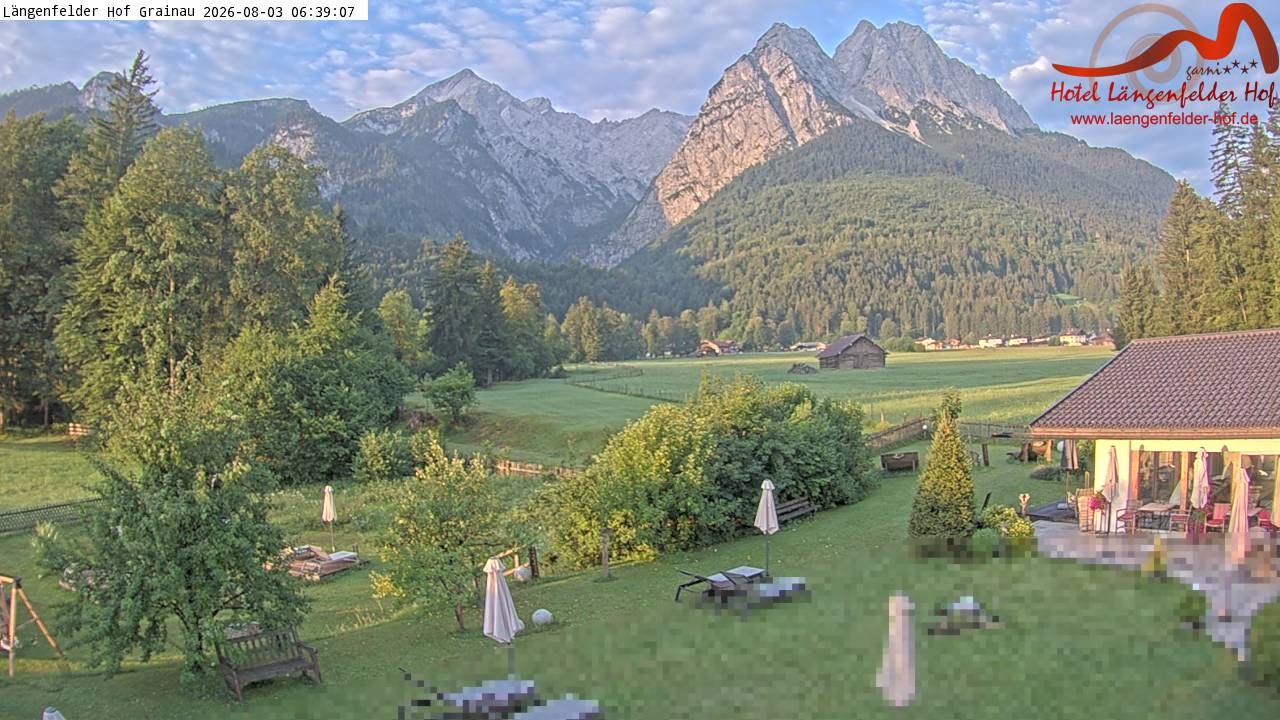 Archiv Foto Webcam Zugspitzdorf Grainau: Längenfelder Hof