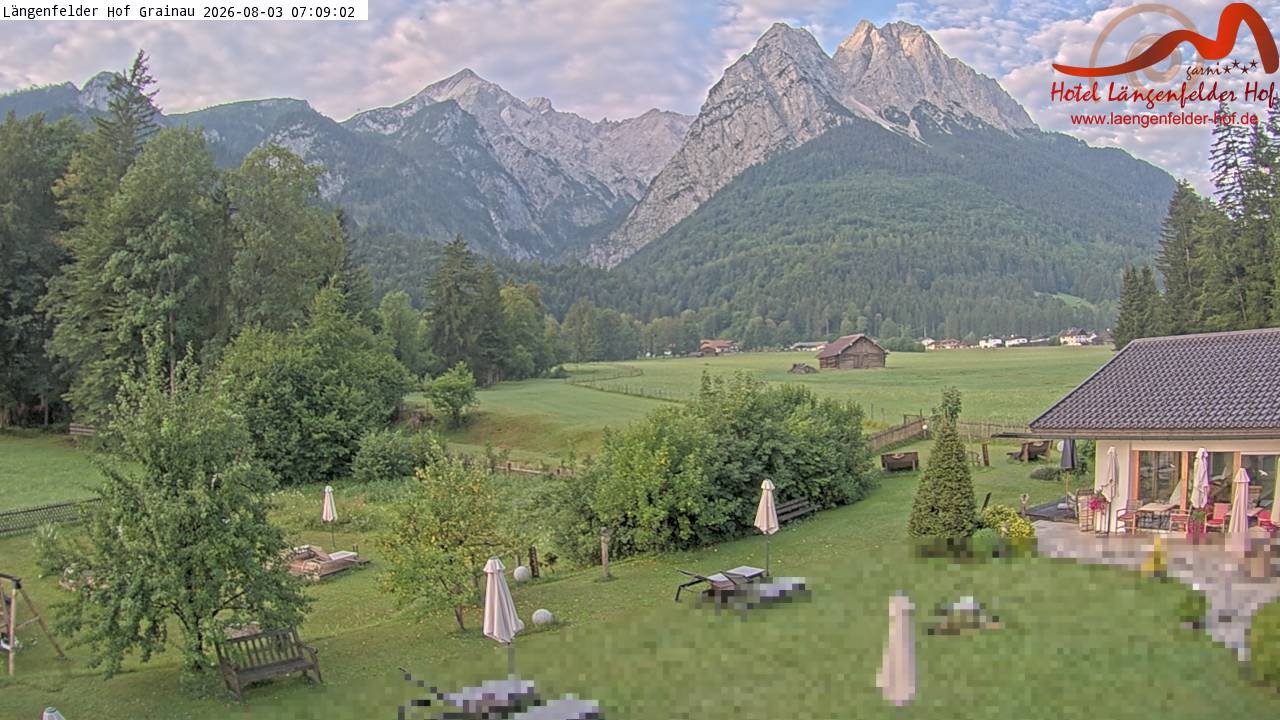 Archiv Foto Webcam Zugspitzdorf Grainau: Längenfelder Hof