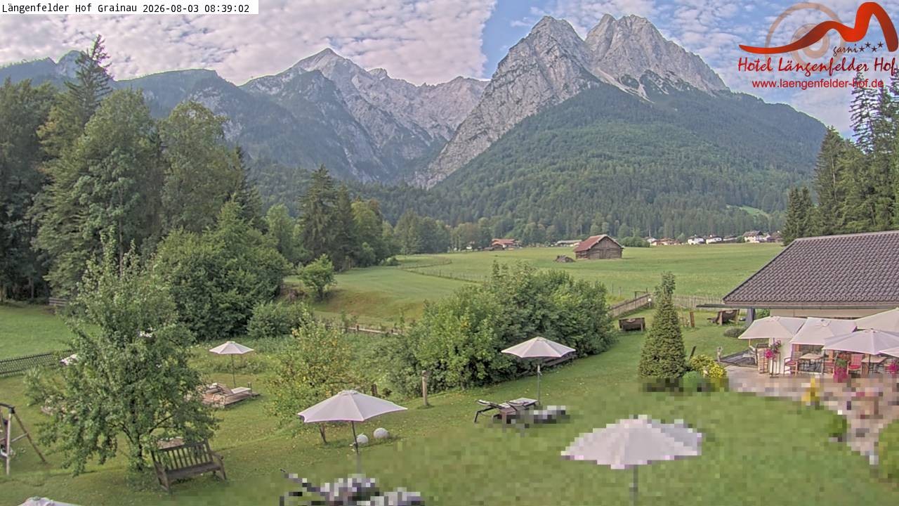 Archiv Foto Webcam Zugspitzdorf Grainau: Längenfelder Hof