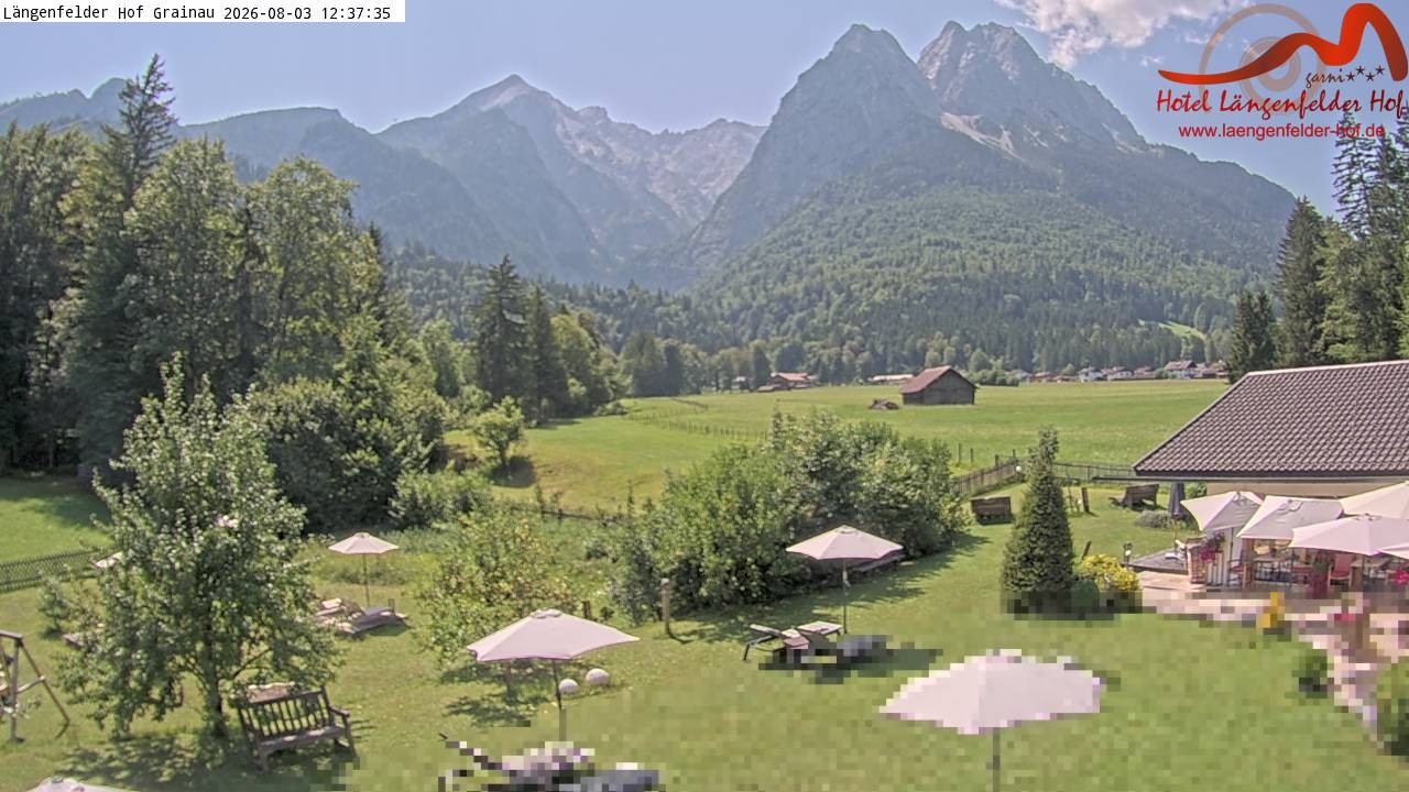 Archiv Foto Webcam Zugspitzdorf Grainau: Längenfelder Hof