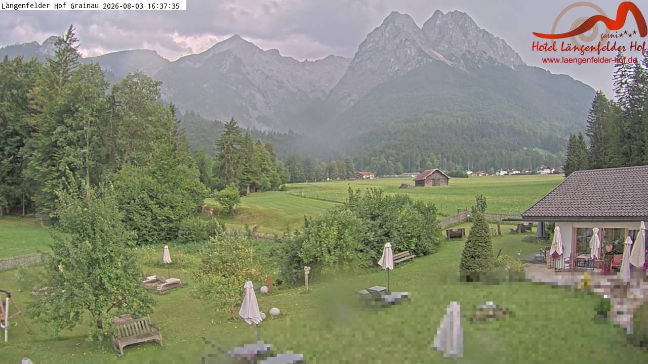 Archiv Foto Webcam Zugspitzdorf Grainau: Längenfelder Hof