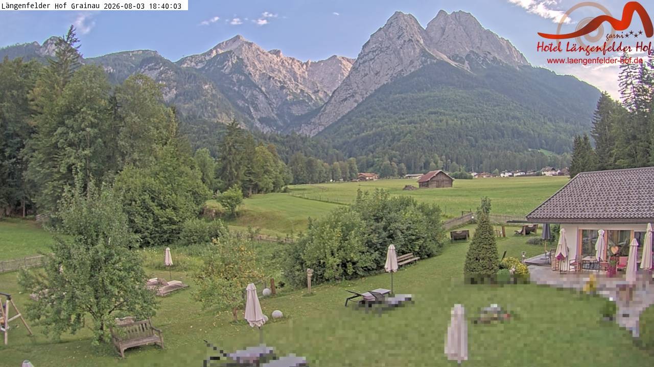 Archiv Foto Webcam Zugspitzdorf Grainau: Längenfelder Hof