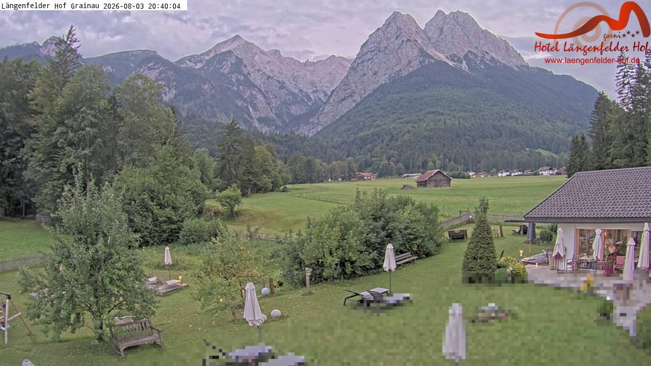 Archiv Foto Webcam Zugspitzdorf Grainau: Längenfelder Hof