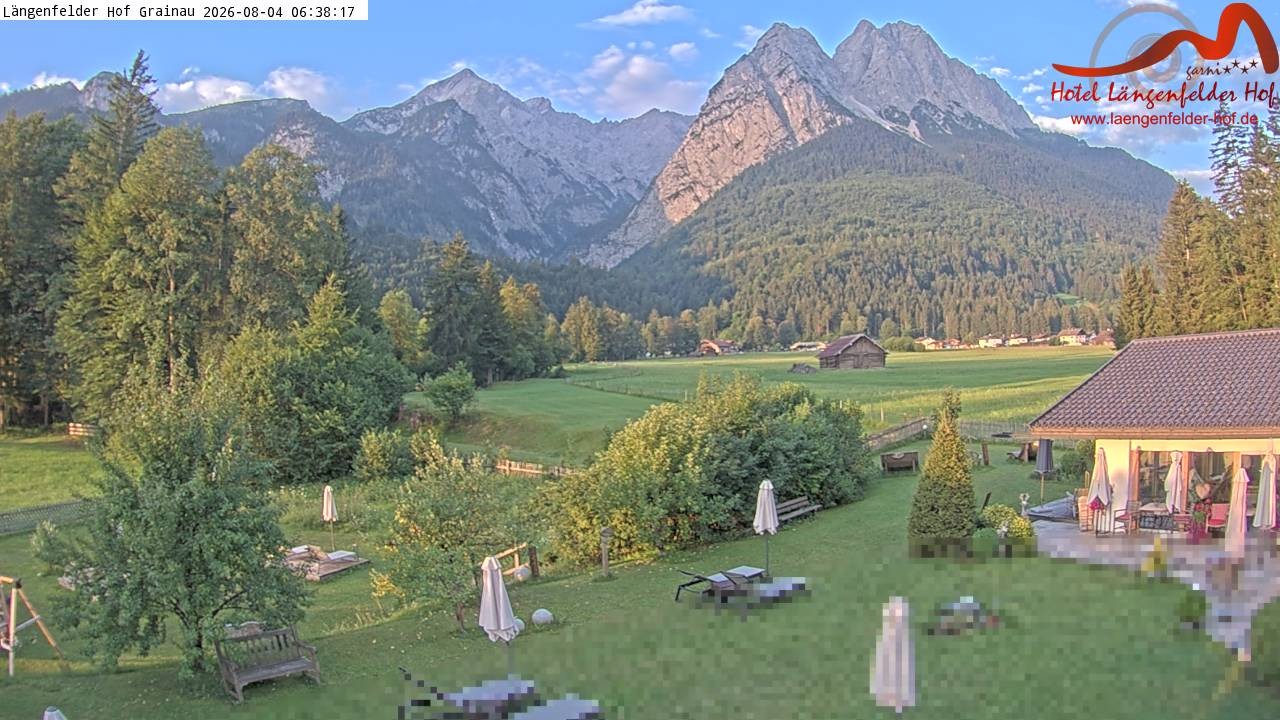 Archiv Foto Webcam Zugspitzdorf Grainau: Längenfelder Hof