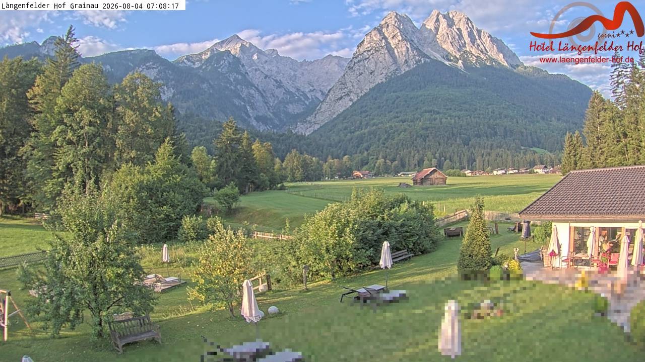 Archiv Foto Webcam Zugspitzdorf Grainau: Längenfelder Hof