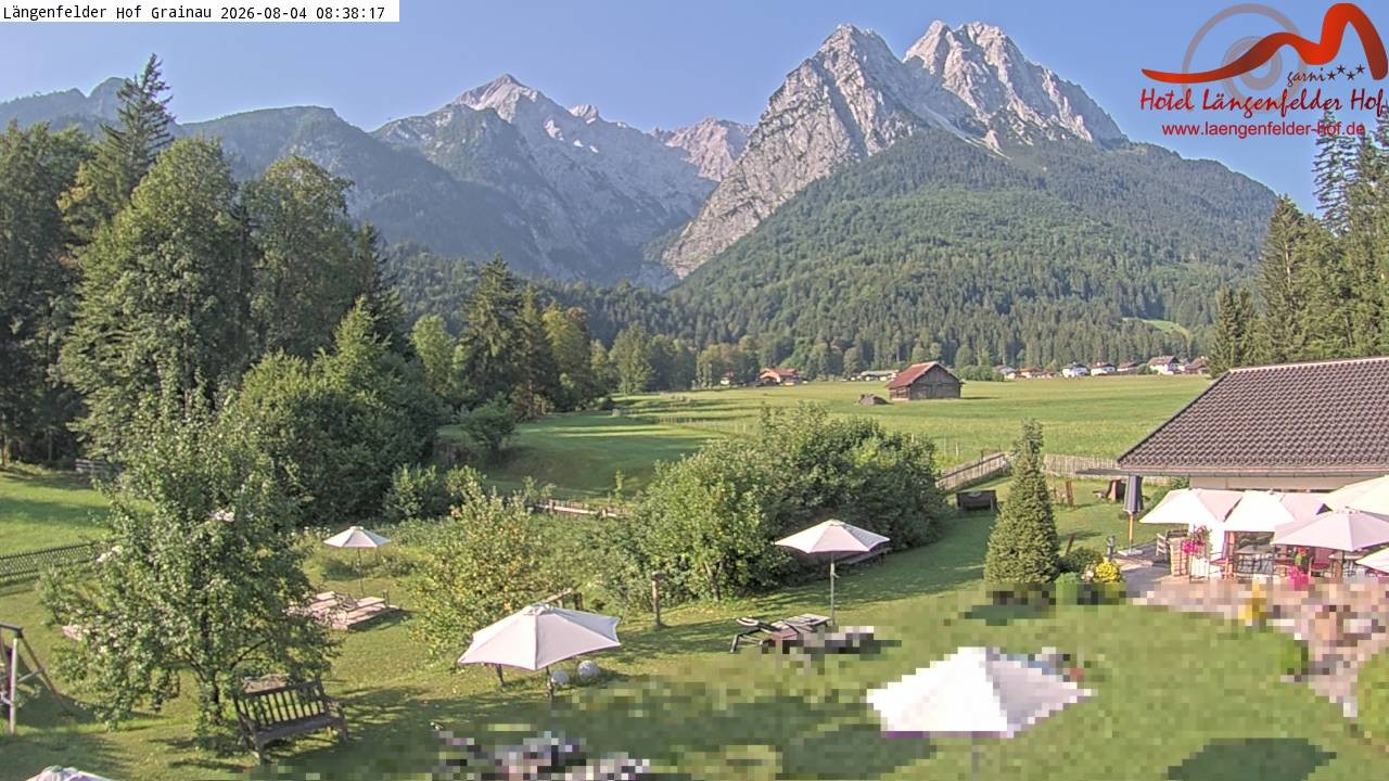 Archiv Foto Webcam Zugspitzdorf Grainau: Längenfelder Hof