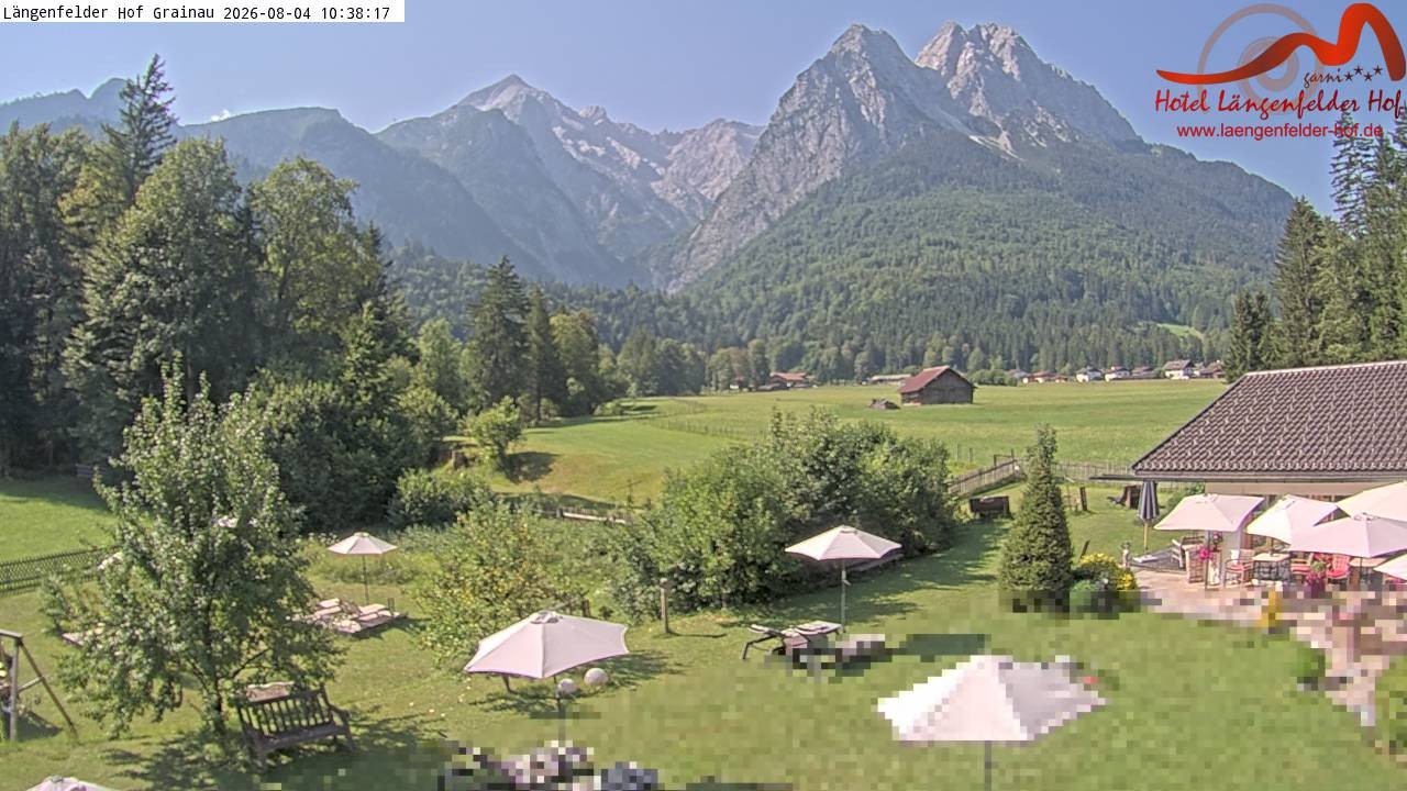 Archiv Foto Webcam Zugspitzdorf Grainau: Längenfelder Hof
