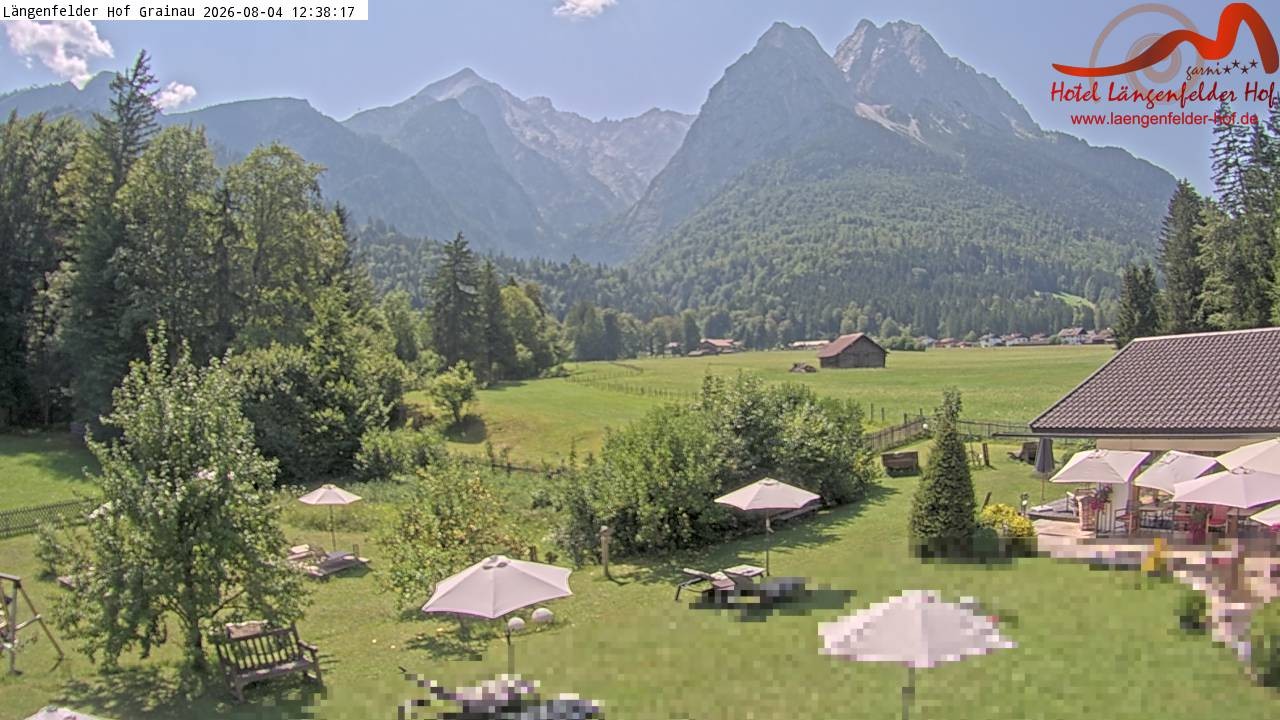 Archiv Foto Webcam Zugspitzdorf Grainau: Längenfelder Hof