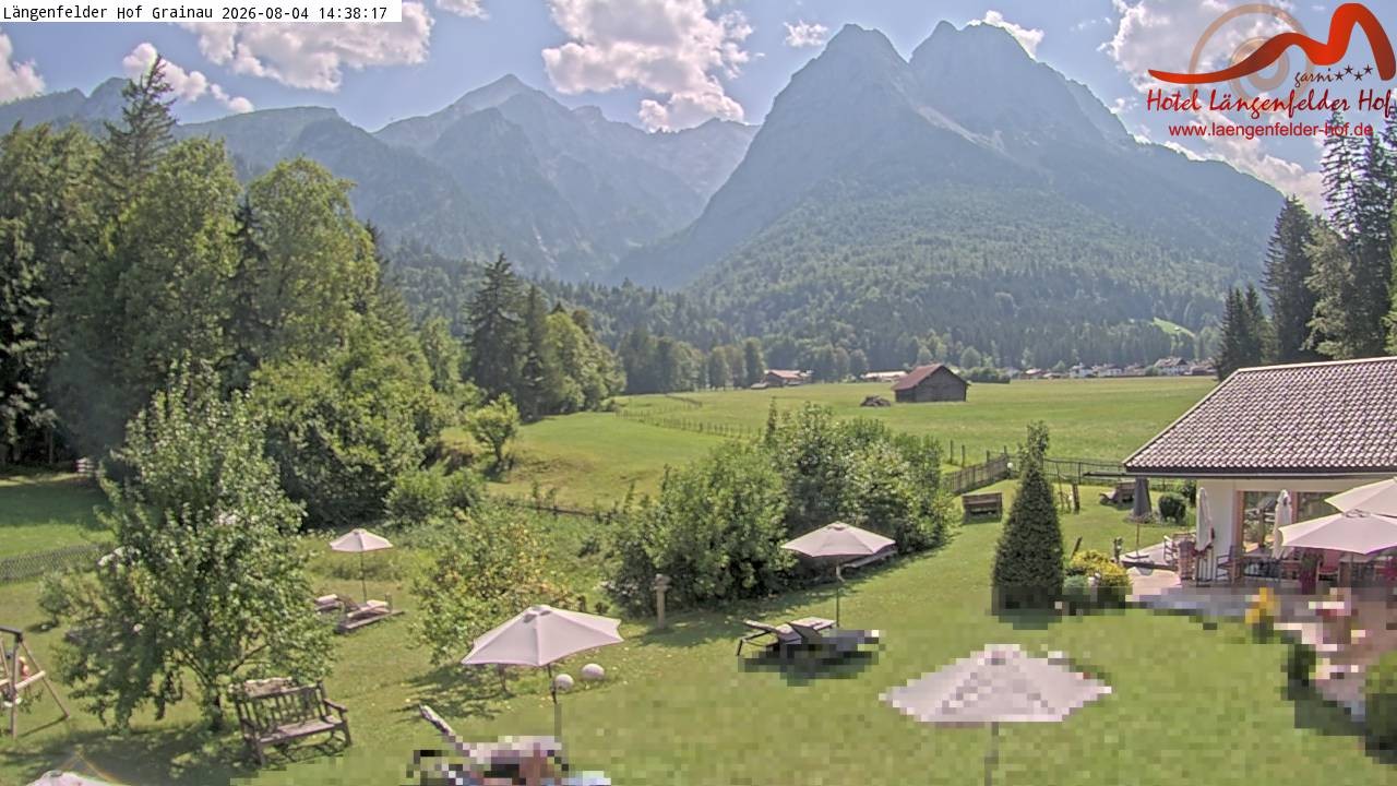 Archiv Foto Webcam Zugspitzdorf Grainau: Längenfelder Hof