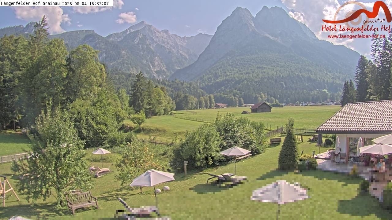 Archiv Foto Webcam Zugspitzdorf Grainau: Längenfelder Hof