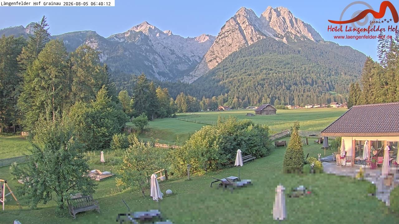 Archiv Foto Webcam Zugspitzdorf Grainau: Längenfelder Hof