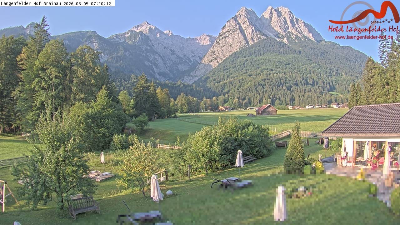 Archiv Foto Webcam Zugspitzdorf Grainau: Längenfelder Hof