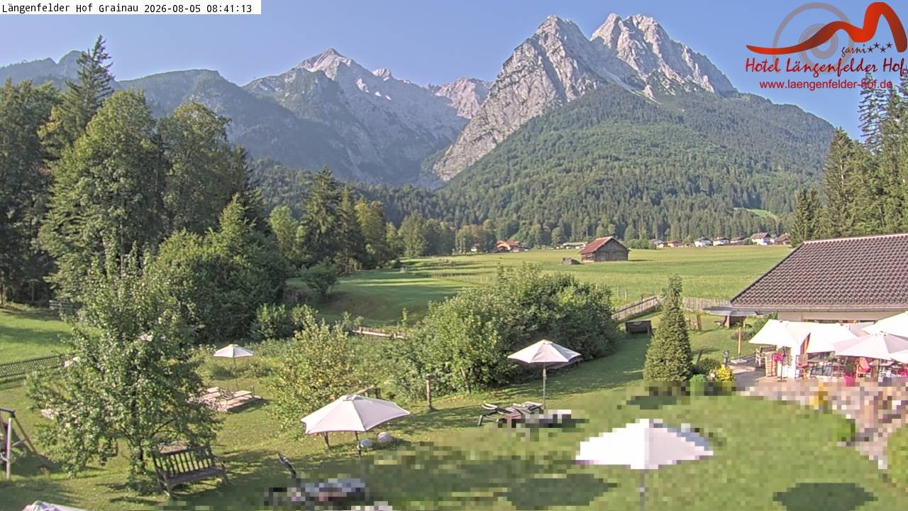 Archiv Foto Webcam Zugspitzdorf Grainau: Längenfelder Hof