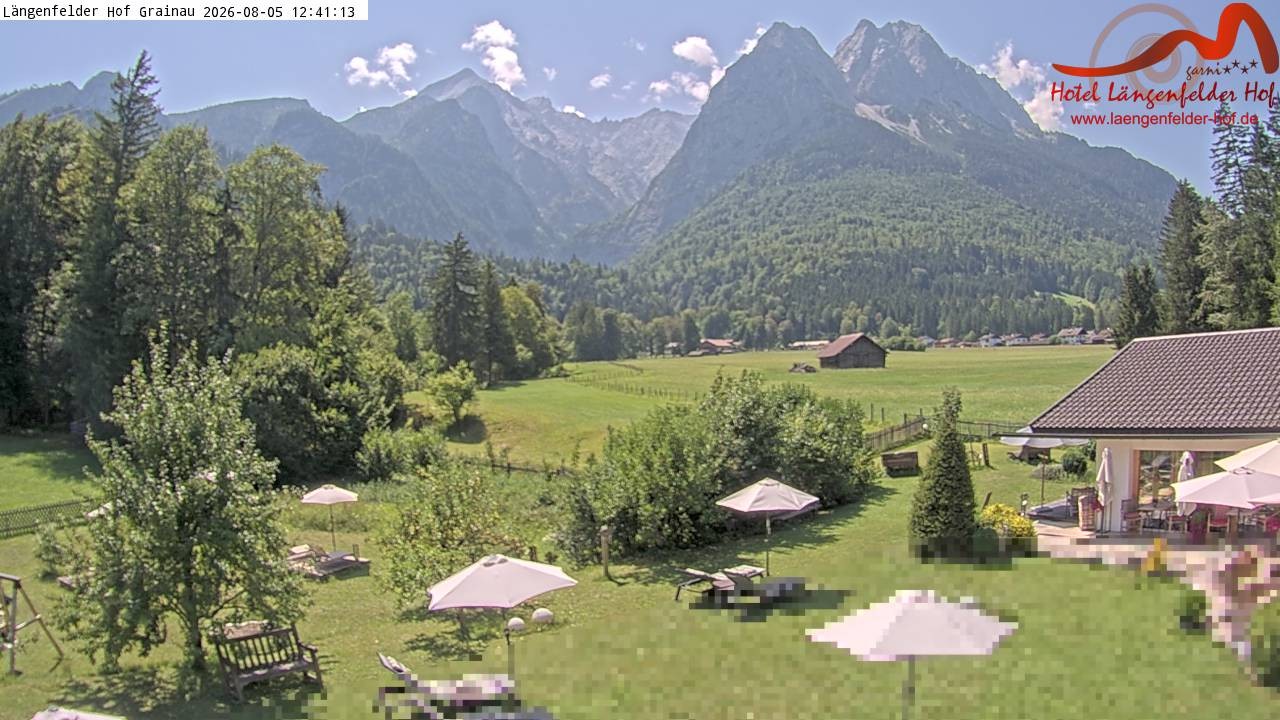 Archiv Foto Webcam Zugspitzdorf Grainau: Längenfelder Hof