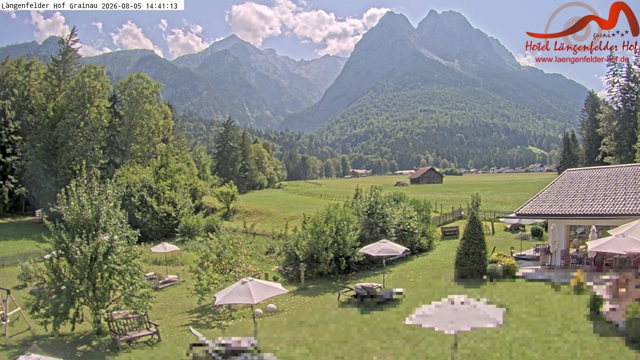 Archiv Foto Webcam Zugspitzdorf Grainau: Längenfelder Hof