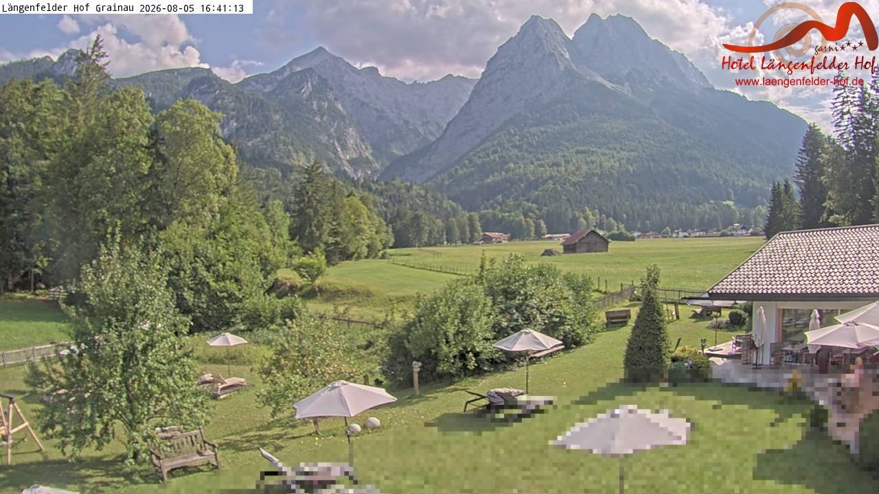 Archiv Foto Webcam Zugspitzdorf Grainau: Längenfelder Hof