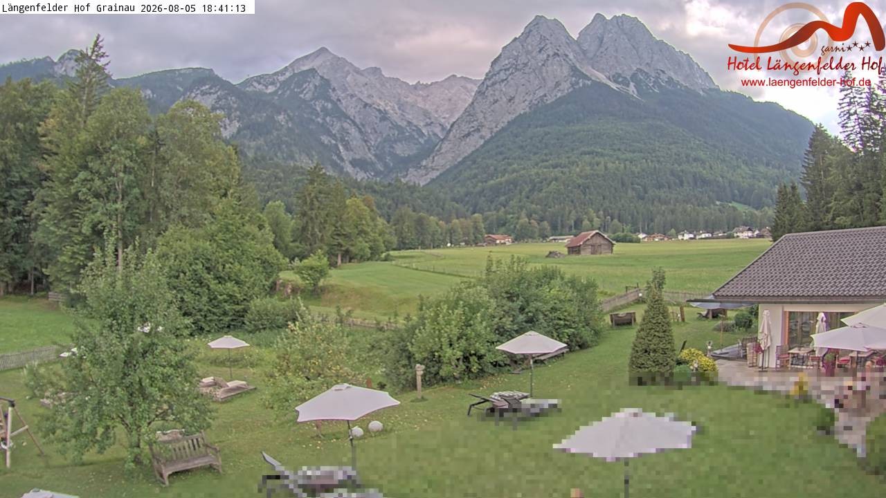Archiv Foto Webcam Zugspitzdorf Grainau: Längenfelder Hof